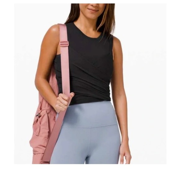 lululemon athletica Tops - Lululemon Gather and Grow Tank Top Black Size 4